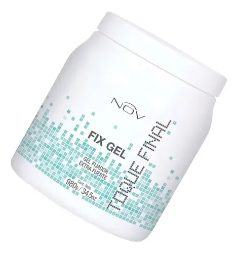 Gel Fijador Extra Fuerte Nov Para Cabello 980gr X 3 Unidades