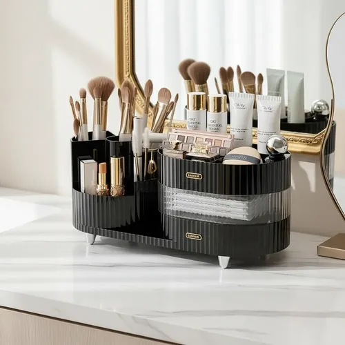 Organizador De Maquillaje De 3 Niveles Giratorio
