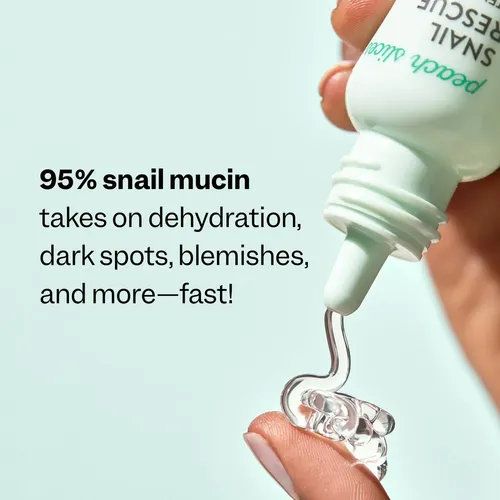 Sérum Peach Slices Snail Rescue Con 95% De Mucina De Caracol Todo Tipo De Piel