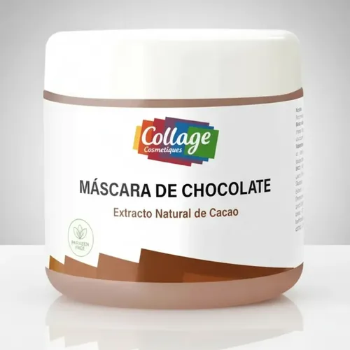 Mascara De Chocolate Extracto De Cacao Marca Collage X 250gr
