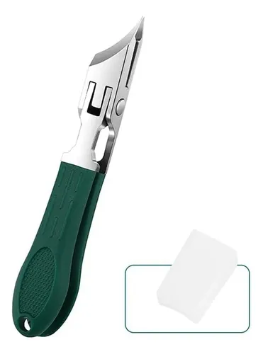 Cortaúñas Profesional Tipo Alicate Para Manicura Y Pedicura Verde Oscuro