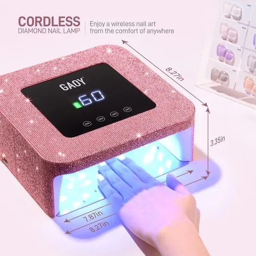 Lámpara Uv Led Inalámbrica Gaoy Glj022 40mw 4