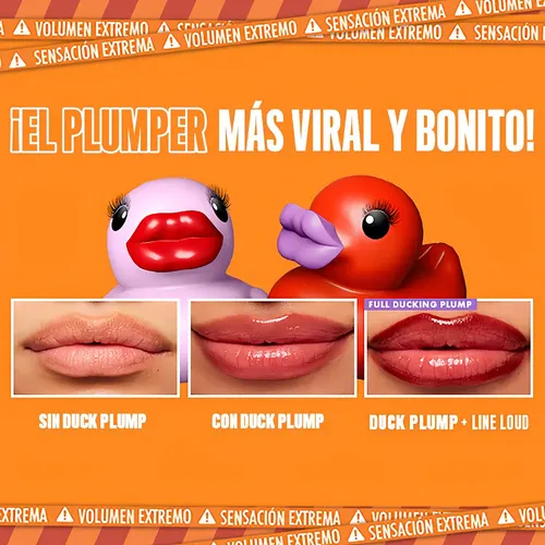 Brillo Labial NYX Duck Plump con Efecto Voluminizador, Tono Clearly Spicy