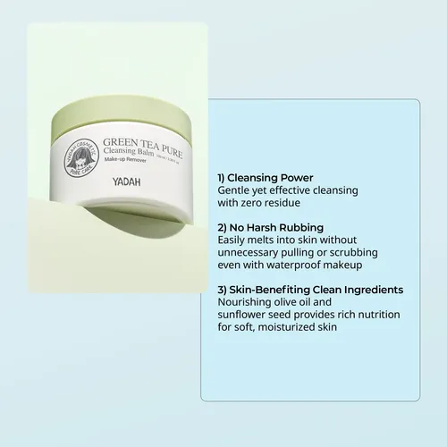 Bálsamo Limpiador Desmaquillante Yadah Green Tea 100ml
