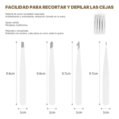 Pinzas Profesionales Para Depilar,juego De Pinzas Para Cejas