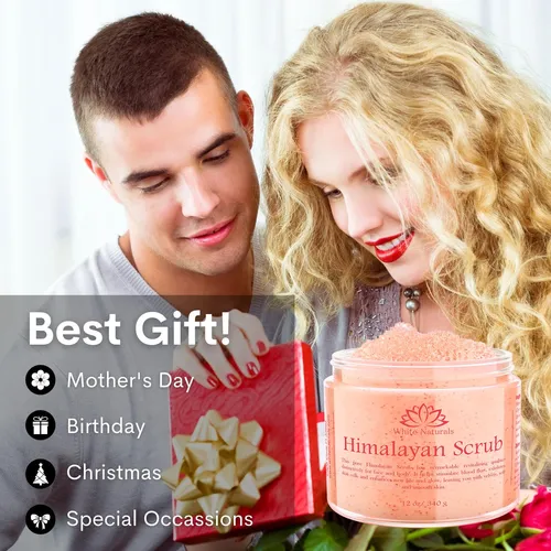 Exfoliante Corporal White Naturals Con Sal Del Himalaya 350