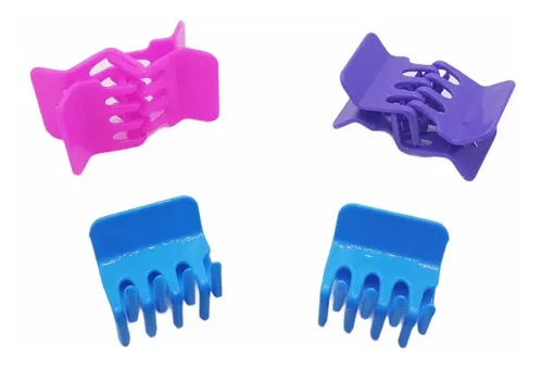 Broche Gancho Hebilla Pelo Cuadrado Grande 1 Pack X 12 Unid