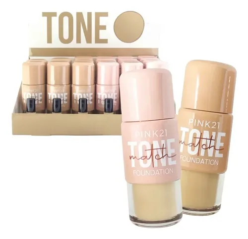 Base Foundation Match Tone Pink21 Subtone Calido O Frio