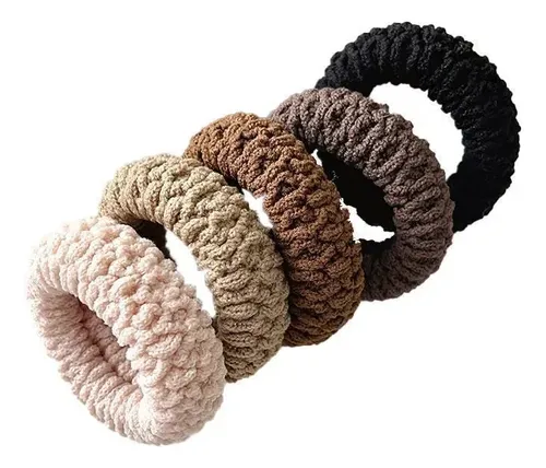 Ligas Elásticas Resistentes X5 Para Cabello Grueso