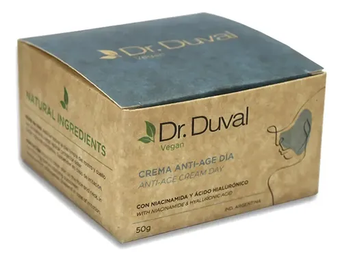Dr. Duval Crema Facial Día Antiage Niacinamida Vegana Para Todo Tipo De Piel