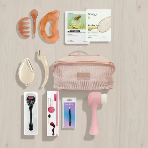 Kit Skincare Facial Completo Con Neceser Y Accesorios