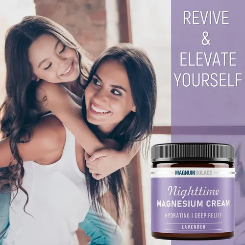 Loción De Magnesio – Crema De Magnesio De Noche – Aplicar So