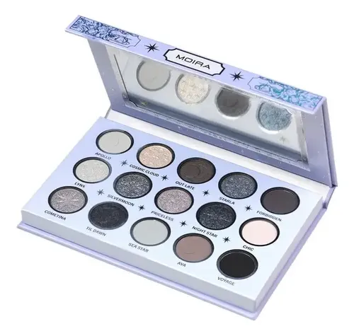 Paleta De Sombras Celestial Chic Moira Gris