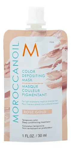 Moroccanoil Máscara Color Temporal Nutritiva Argán X30 Local Tono Rose Gold