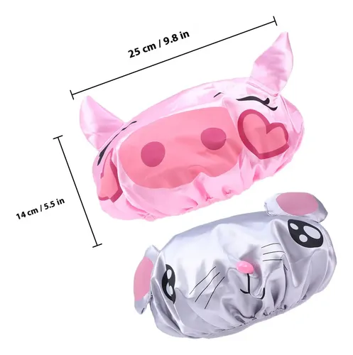 Gorro De Baño Impermeable Para Niños 2 Piezas Estilo