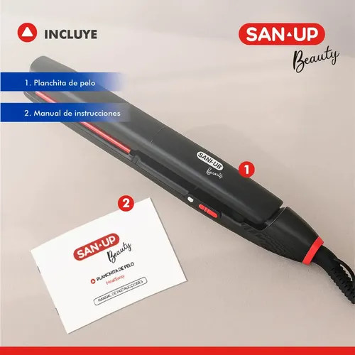Planchita De Pelo San Up Glideliss Beauty Su-pls106n