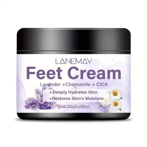 Crema De Lavanda Para Pies Y Talones Agrietados 2 Pc