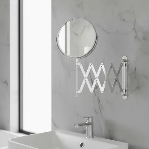 Espejo Extensible Con Aumento D´accord Cromo 17cm
