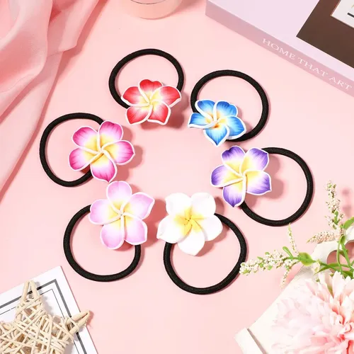Set De 12 Cintas Para El Pelo Plumeria Beaupretty Para Mujer