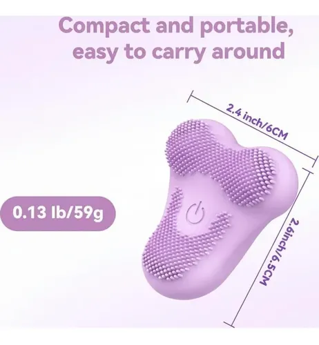 Dispositivo Facial Masajeador Limpiador Dual De Silicona