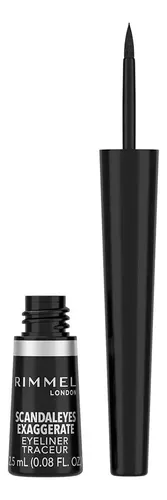 Rimmel Delineador De Ojos Líquido Exaggerate 001 Black