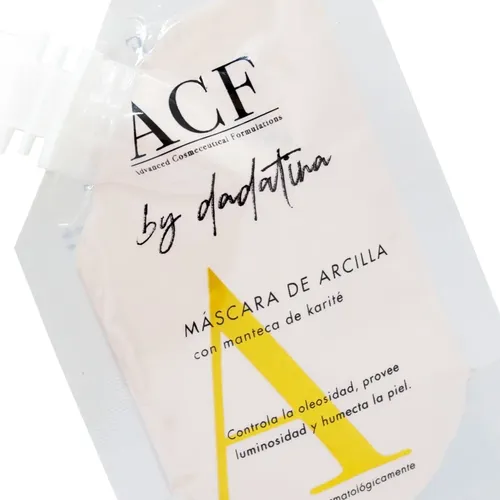 Acf By Dadatina Mascara De Arcilla Limpieza Facial Vegano