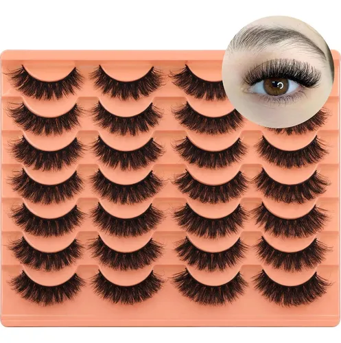 Pestañas Postizas Cortas Alicrown Volumen Natural 14 Pares