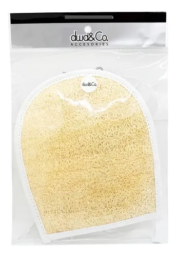Manopla Exfoliante Vegetal Diswald & Co Beige Estimula Circulación