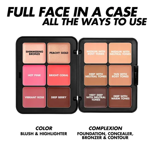 Rubor Make Up For Ever Hd Skin Face Essentials Palette Tan