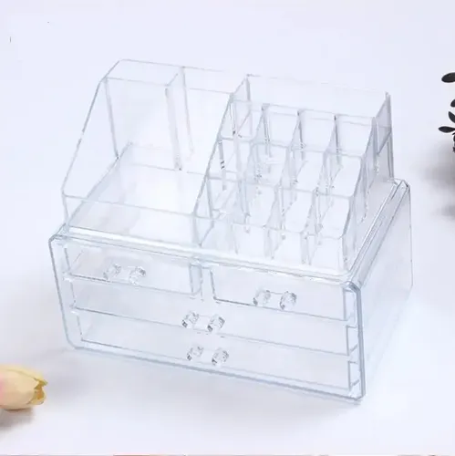 Organizador Cosmético Acrílico Transparente Maquillaje Cajón