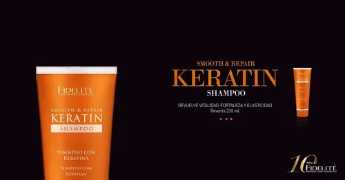 Combo Shampoo+acondici Keratina Pomo 230ml Fidelite Caviar
