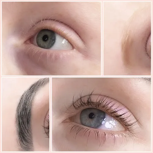 Kit De Color Negro Para Pestañas Y Cejas Libeauty Instant Ef