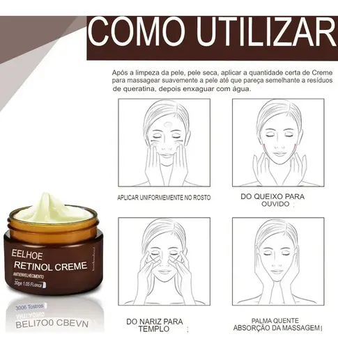 Crema Antiedad, Antiarrugas Y Corporal 3pure Retinol Al 2,5%
