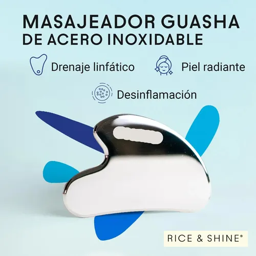 Lii Y, Masajeador Facial De Acero Inoxidable |
