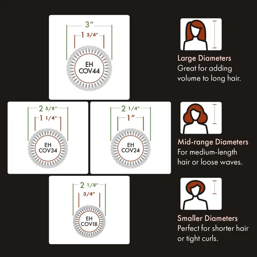Cepillo De Pelo Olivia Garden Ecohair Redondo De Bambú De 5,