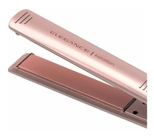 Planchita De Pelo Ga.ma Elegance Keration Led con Regulador de Temperatura Color Dorado