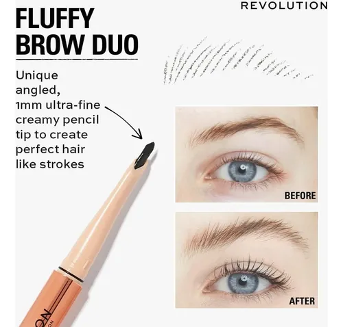 Dúo De Cejas Fluffy Brow Filter 2 En 1