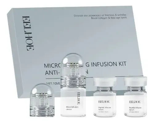 Microinfusión Microagujas Facial Antiarrugas Y Efecto Tensor