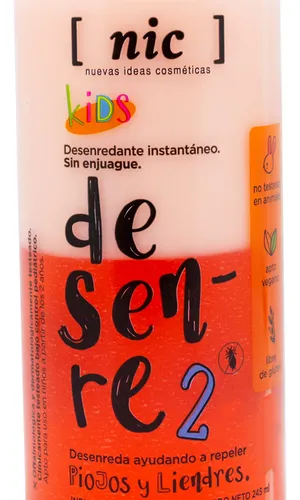 Nic Desenre2 Kids Desenredante Infantil Piojos Y Liendres