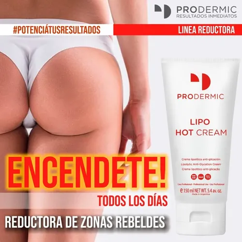 Lipo Hot Cream Reductora Anti-glicacion 150ml Prodermic