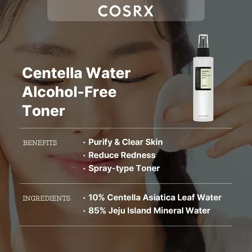 Alcohol-free Cica Toner, 150ml / 5.07 Fl.oz | Spray-type
