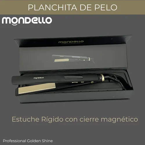Planchita Pelo Profesional Cerámica Elegance Led Italy Liss Negro