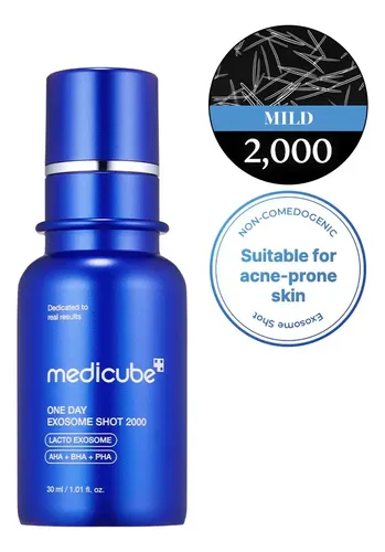 Medicube One Day Exosome Shot 2,000 Ppm Facial Serum Momento