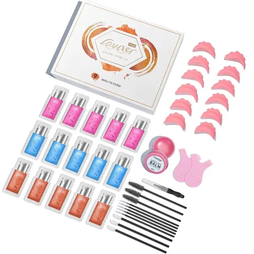 Kit De Lifting De Pestañas Lomansa Con Bálsamo Y Cejas Lamin