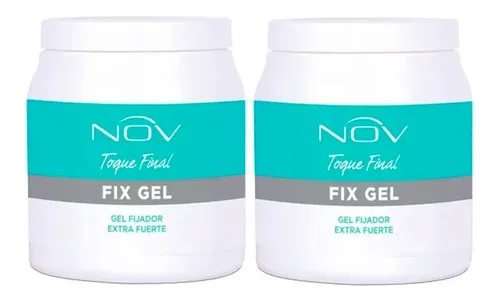 2 Nov Fix Gel Fijador Extra Fuerte Para Cabello X 980 Gr