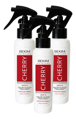 Brillo Extraordinario Sin Enjuague X125ml Cherry Bekim X3 Un