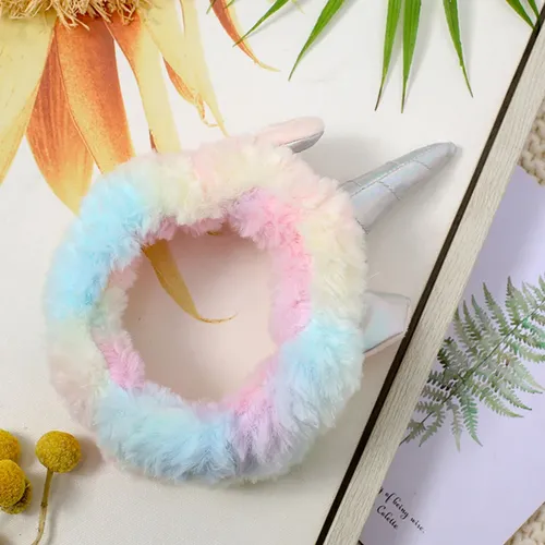 3 Cintas Para El Pelo Con Forma De Unicornio, Adorables Toca