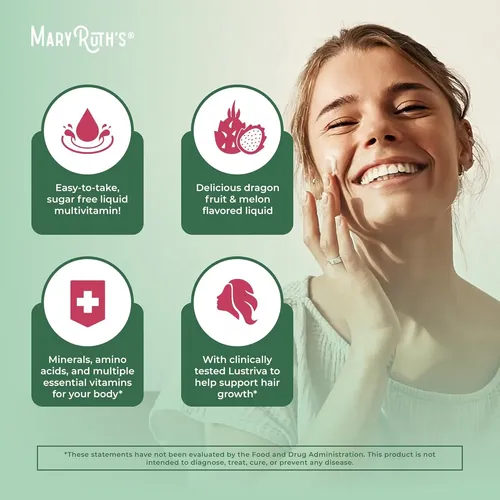 Multivitamínico Líquido Para El Crecimiento Del Cabello Mary