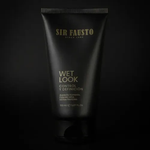 Gel Control Sir Fausto Wet Look Fijación Alta Pelo 150ml