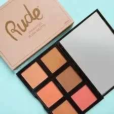 Undaunted Blush Paleta De 6 Rubores Y Contornos Undaunted Blush De Rude Cosmetics Original Envío Full A Todo El País